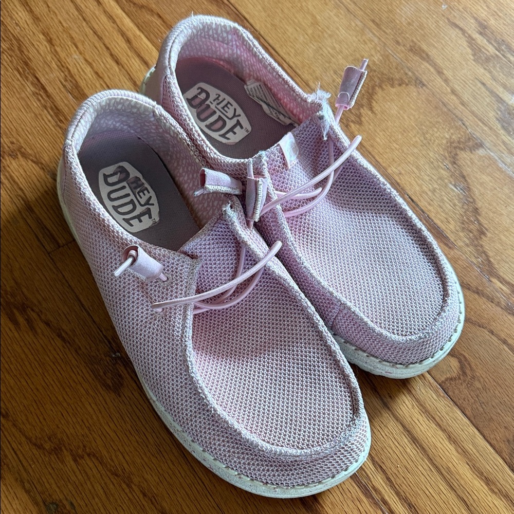 Hey Dude Light Pink Loafers